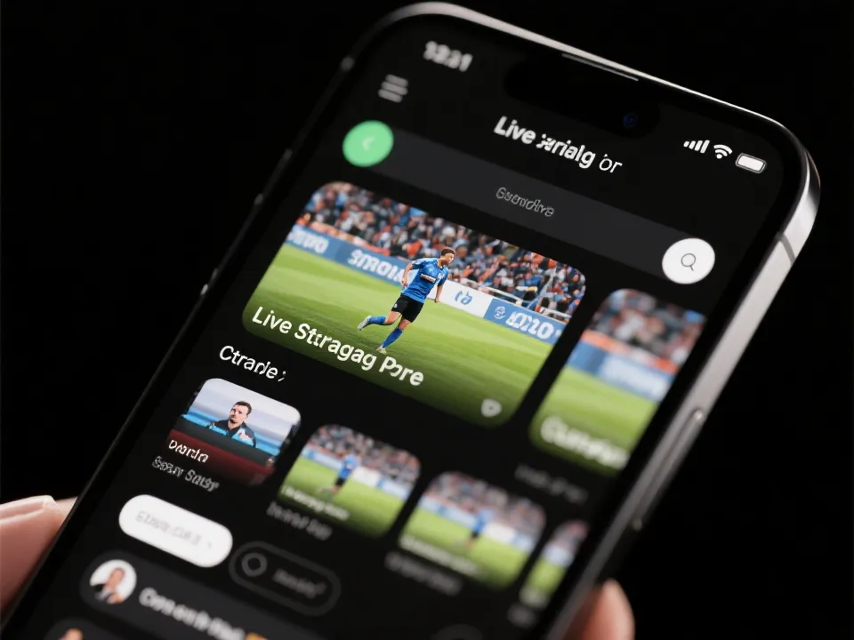 手機端世界盃直播示意